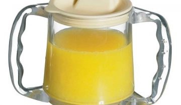 Adhome Beker Caring 300 ml grote handvaten en tuitje - ergonomische vorm