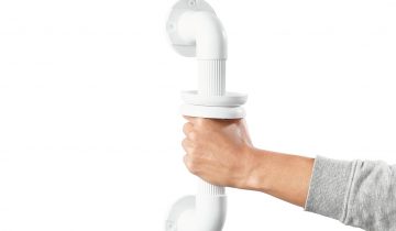 VITILITY Wandbeugel - Klein 30 cm - Toiletbeugel - Wit - Wandbeugel badkamer - Handgreep douche