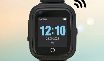 Wuzzi Watch Indi zwart- Wuzzi Alert alarm horloge