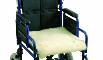 Schapenvacht voor rolstoel - rug - zitting