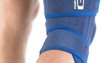 Stabiliserende kniebrace open - Neo G - 4 verwijderbare metalen spiralen van 24 cm lang