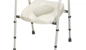 Toiletframe + toiletzitting sta-op hulp - Toiletverhoger met armleuning - Toiletsteun in breedte verstelbaar - Tot 190 kg