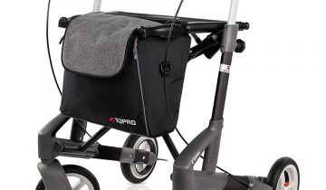 Rollator Topro Troja 5G (Zachte wielen | 7,8 kg) - Zwart - Maat S
