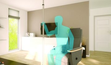 GRIPO grijppaal - standaard plafondhoogte 210 - 300 cm