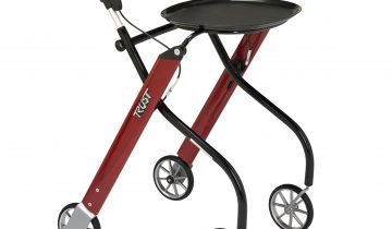 Let's Go Indoor Zweedse rollator voor binnen Rood