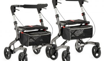 MultiMotion  Trollimaster RG70 rollator low donkergrijs Zithoogte 60 cm - donker grijs