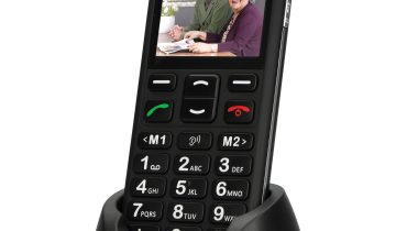 Fysic F10 - Eenvoudige Mobiele Telefoon voor Senioren – 4G GSM met SOS Paniekknop – Zwart