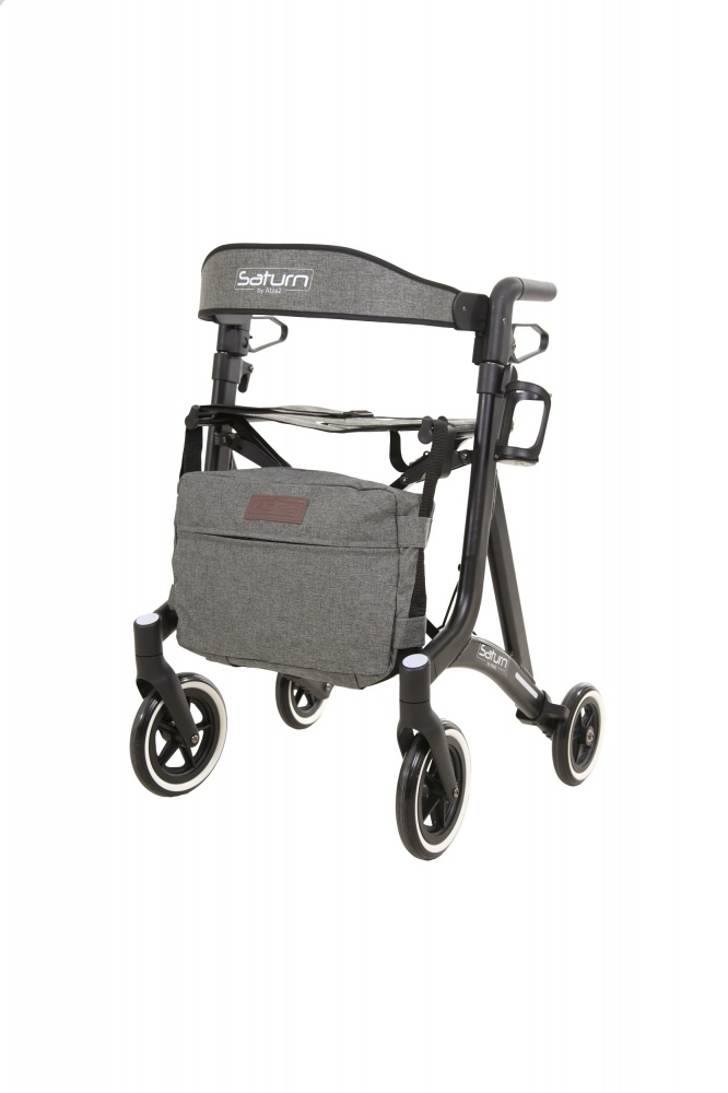Able2 Saturn lichtgewicht rollator voor binnen en buiten champagne