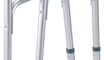 Opvouwbaar looprek luxe - zilver