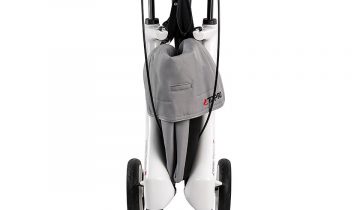 TOPRO Pegasus carbon rollator lichtgewicht en premium Wijnrood, excl. rugsteun