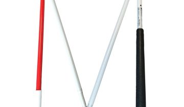 Able2 - Opvouwbare blindegeleidestok - Taststok - Lengte 150 cm - Polsbandje
