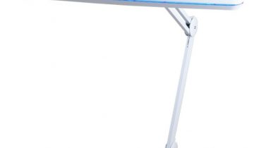 SBR Deluxe - Daglichtlamp Bureaulamp LED - Dimbaar - 3 lichtkleuren – met tafelklem - Zwart