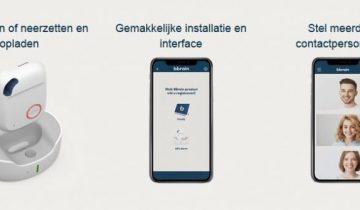 BBrain GPS Personenalarm | Noodknop voor ouderen | SOS | GPS locatie