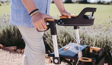 Saljol Rollator Aluminium AR62 Pearl Grey (6,4 kg)