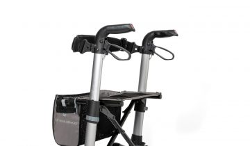 WheelzAhead Track 4.0 antraciet lichtgewicht rollator