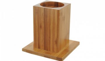 Bamboo bedverhogers / Stoelverhogers 14 cm (4st) ( 380 kg draagvermogen )