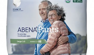Abena Pants Premium L0 - Large - Incontinentiebroekjes voor Mannen en Vrouwen - Licht tot Matig Urineverlies - Eenmalig Gebruik - 14 stuks