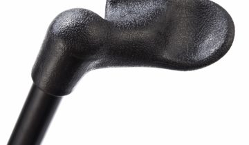 Wandelstok Anatomisch Zwart Links