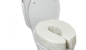 VITILITY Toiletverhoger - soft - zacht - Toilet - klittenbandsluiting - Toiletstoel