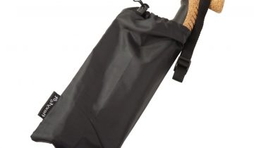 Flexyfoot wandelstok met kurken handvat - opvouwbaar blauw