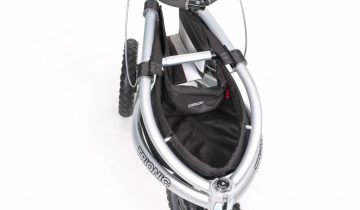 Trionic Veloped Sport: voor oneffen terrein 12" Medium, Zwart-Wit-Wit zitting