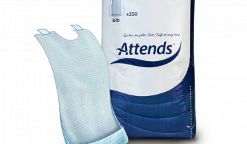 ATTENDS BIB Wegwerpslabben voor volwassenen - 1 pak van 250 slabben