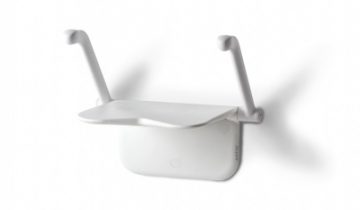 Etac Relax Douchezitje - opklapbaar - met Armleuningen - 39 x 45 cm - tot 125 kg