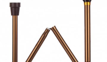 Opvouwbare wandelstok - Burgundy - 84/94 cm