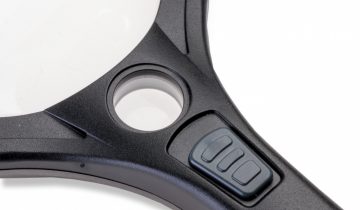 Vergrootglas rond met ledverlichting 10,5 cm