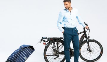 Shopper Anderson - verrijdbaar met speciale wielen voor op de trap en voorzien van grote losse boodschappentas - Scala Malit