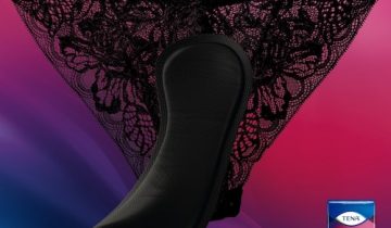 Tena Silhouette Pads Mini Zwart - 1 pak van 18 stuks