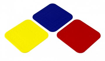 Anti-slip onderzetters - geel