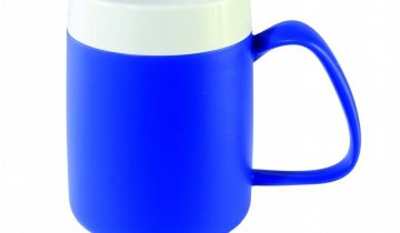 Isolerende beker met ergonomisch handvat 320 ml - rood