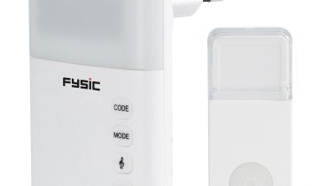 Fysic FD-110 Draadloze deurbel met flits - Naast horen, ook zien dat er gebeld wordt - Wit
