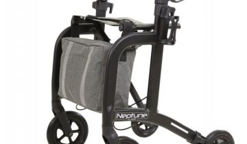 Able2 Neptune lichtgewicht rollator voor binnen en buiten champagne