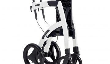 Rollz Motion² Small mat zwart rollator en rolstoel in 1
