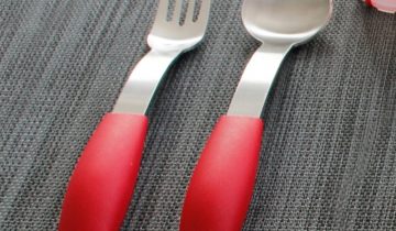 Bestekverdikker voor vork en lepel - zwart