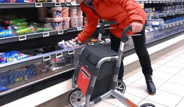Mobio rollator Let's Shop - inclusief boodschappentas 25L