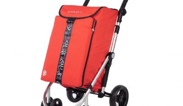 Carlett Lett 460 Cooler TXT Boodschappentrolley - 40 L - 4 wielen - opvouwbaar - koelvak - veiligheidsrem - zwart