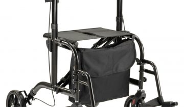 MultiMotion  Duo rollator antraciet (rollator & rolstoel in 1)