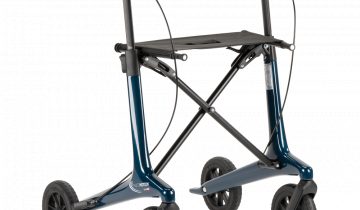 MultiMotion Carbon lichtgewicht carbon rollator met softwielen MultiMotion Carbon rollator rood