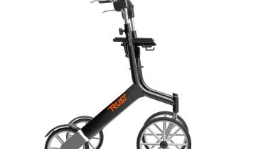 Opvouwbare TrustCare Let's Go Out Rollator Lichtgewicht Zonder Remkabels