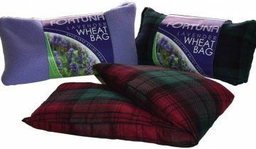 Tarwezak lavendel - tartan fleece