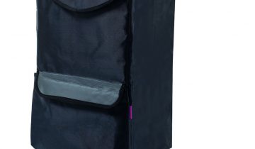 Shopper Deluxe met verstelbaar handvat Zwart