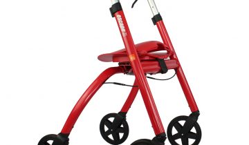 Nipglide Escape rollator Nipglide Escape Rood (tas inbegrepen)