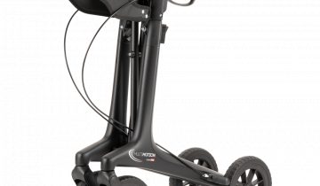 MultiMotion Carbon lichtgewicht carbon rollator met softwielen MultiMotion Carbon rollator rood