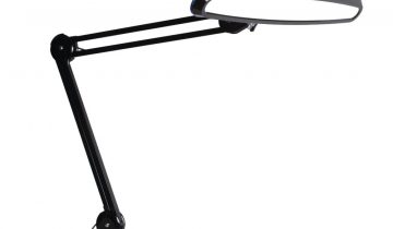 SBR Deluxe - Daglichtlamp Bureaulamp LED - Dimbaar - 3 lichtkleuren – met tafelklem - Zwart