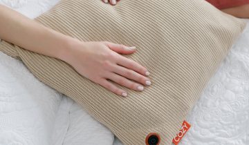 Cozy Una Knitted warmtekussen - 45x45 - 5000mah - Beige