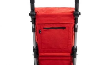 Carlett Classic Duo Boodschappentrolley - Tasinhoud 53L - Koelvak 10L - 4 wielen - Lichtgewicht - Opvouwbaar - Grijs