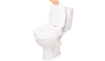 VITILITY Toiletverhoger met deksel 10 cm - Wc bril - Verhoogd toilet - Toiletstoel